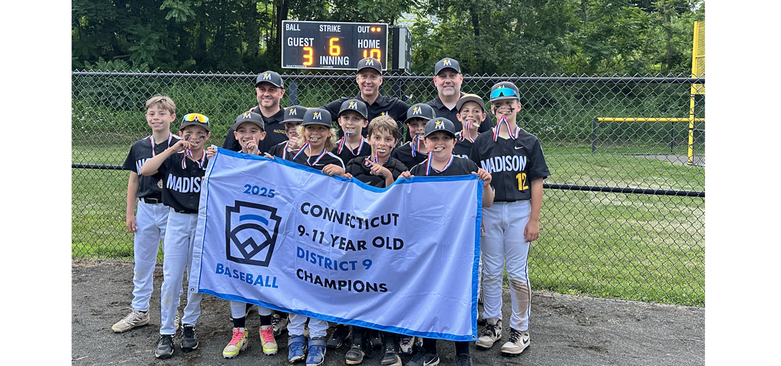 2025 CT Little League Baseball District 9 Champions