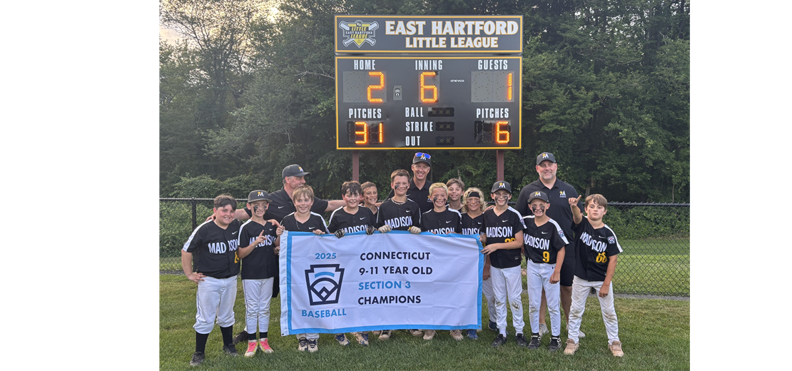 2025  CT Little League 9-11 YO Baseball Section 3 Champions